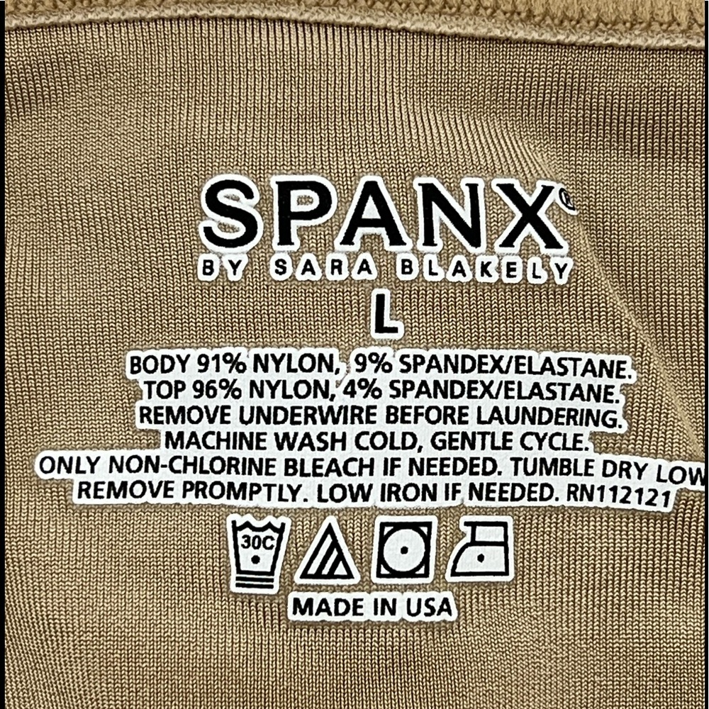 NWT SPANX Step Into Cami Slim Cognito With Removable Underwire Size Large Nude - Picture 10 of 10